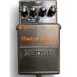 Used BOSS MT2 Metal Zone Distortion Effect Pedal