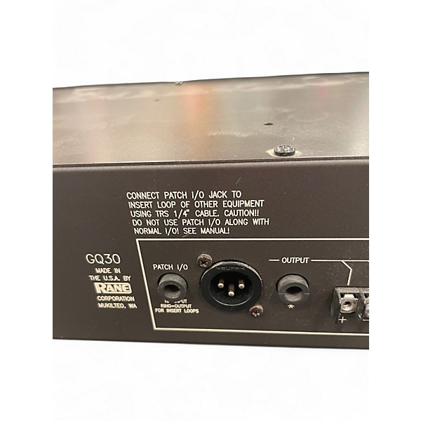 Used RANE GQ30 Graphic Equalizer Dual Channel  Equalizer