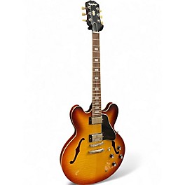 Used Epiphone ES335 Figured Raspberry Tea Hollow Body Electric Guitar