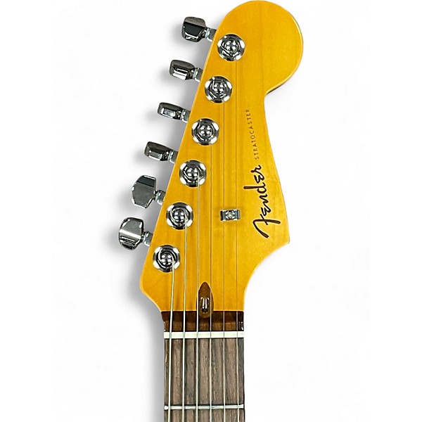 Used Fender American Ultra Stratocaster HSS COBRA BLUE Solid Body Electric Guitar