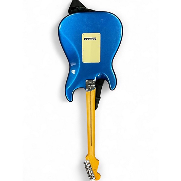 Used Fender American Ultra Stratocaster HSS COBRA BLUE Solid Body Electric Guitar