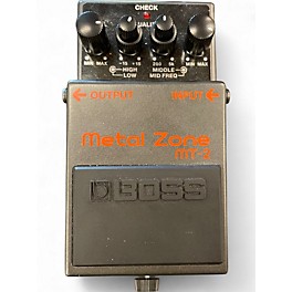 Used BOSS MT2 Metal Zone Distortion Effect Pedal