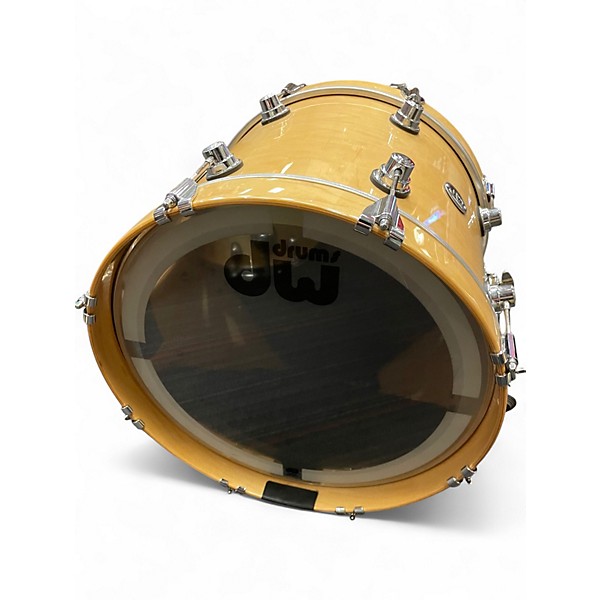 Used DW 3 Piece Performance Series Shell Pack Ply Pewter Sparkle Drum Kit