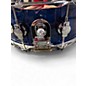 Used DW 6X14 Design Series Snare Blue Pearl Sparkle Drum