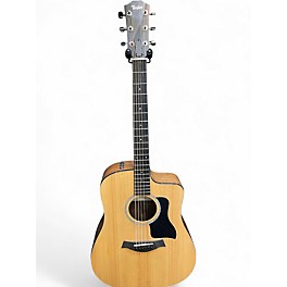 Used Taylor 210ce Natural Acoustic Electric Guitar