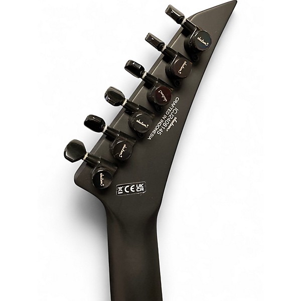 Used Jackson SLAT HT6 Baritone Flat Black Baritone Guitars