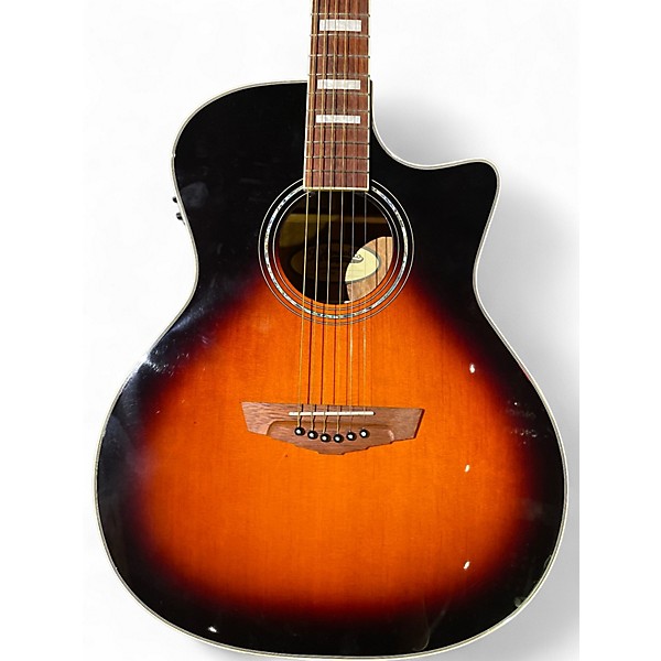 Used D'Angelico premier series CS Vintage Sunburst Acoustic Electric Guitar