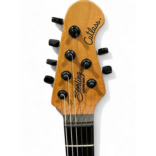 Used Sterling by Music Man Jason Richardson Cutlas Poplar Burst Solid Body Electric Guitar