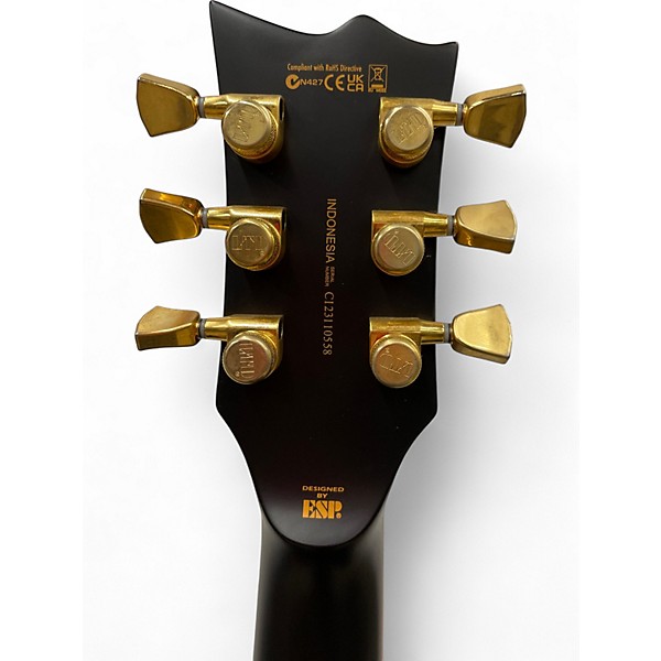 Used ESP LTD EC1000 Deluxe Black Solid Body Electric Guitar