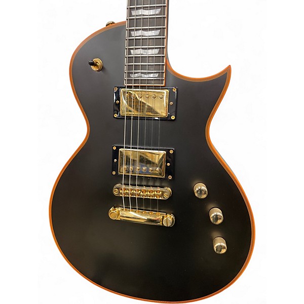 Used ESP LTD EC1000 Deluxe Black Solid Body Electric Guitar
