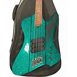 Used Dingwall D-ROC Metallic Aqua Marine Electric Bass Guitar