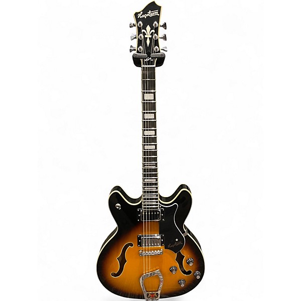 Used Hagstrom VIKING Vintage Sunburst Hollow Body Electric Guitar