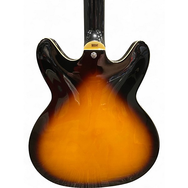 Used Hagstrom VIKING Vintage Sunburst Hollow Body Electric Guitar