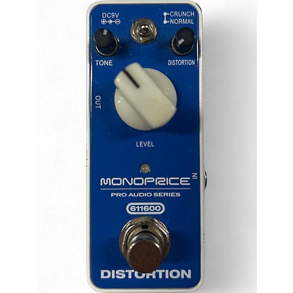 Used Monoprice DISTORTION Effect Pedal