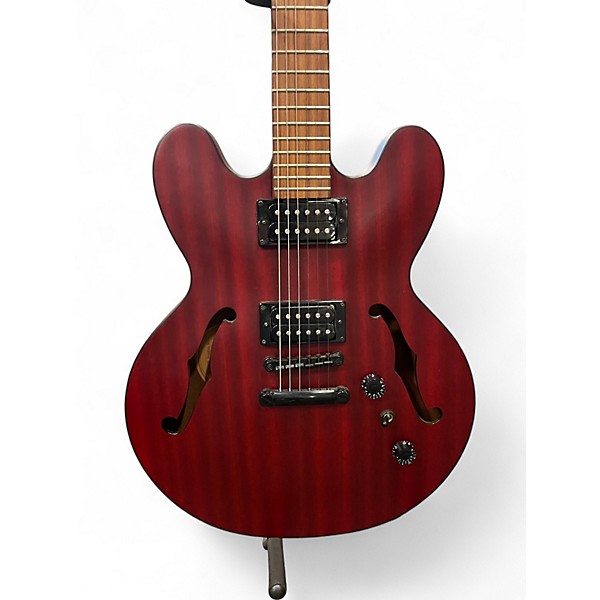 Used 2011 Ephiphone Dot Studio Flat Red Solid Body Electric Guitar