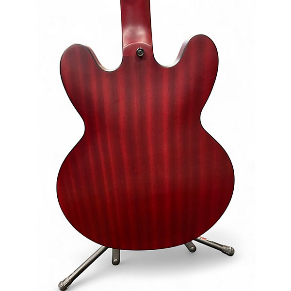 Used 2011 Ephiphone Dot Studio Flat Red Solid Body Electric Guitar