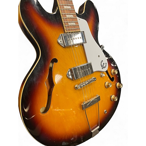 Used Epiphone Casino 2 Color Sunburst Hollow Body Electric Guitar