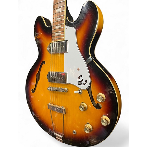 Used Epiphone Casino 2 Color Sunburst Hollow Body Electric Guitar