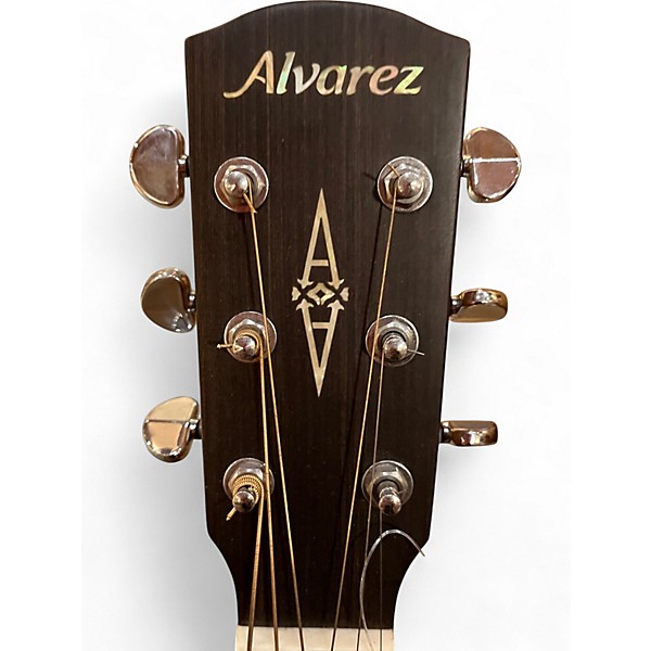 Used Alvarez AF60CE Folk Sunburst Acoustic Electric Guitar