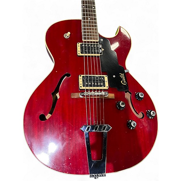 Vintage 1965 Guild Starfire III Red Hollow Body Electric Guitar