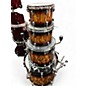 Used 2020 TAMA 4 Piece Starclassic Brown Molten Drum Kit thumbnail