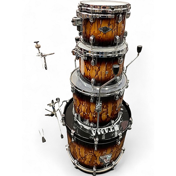 Used 2020 TAMA 4 Piece Starclassic Brown Molten Drum Kit