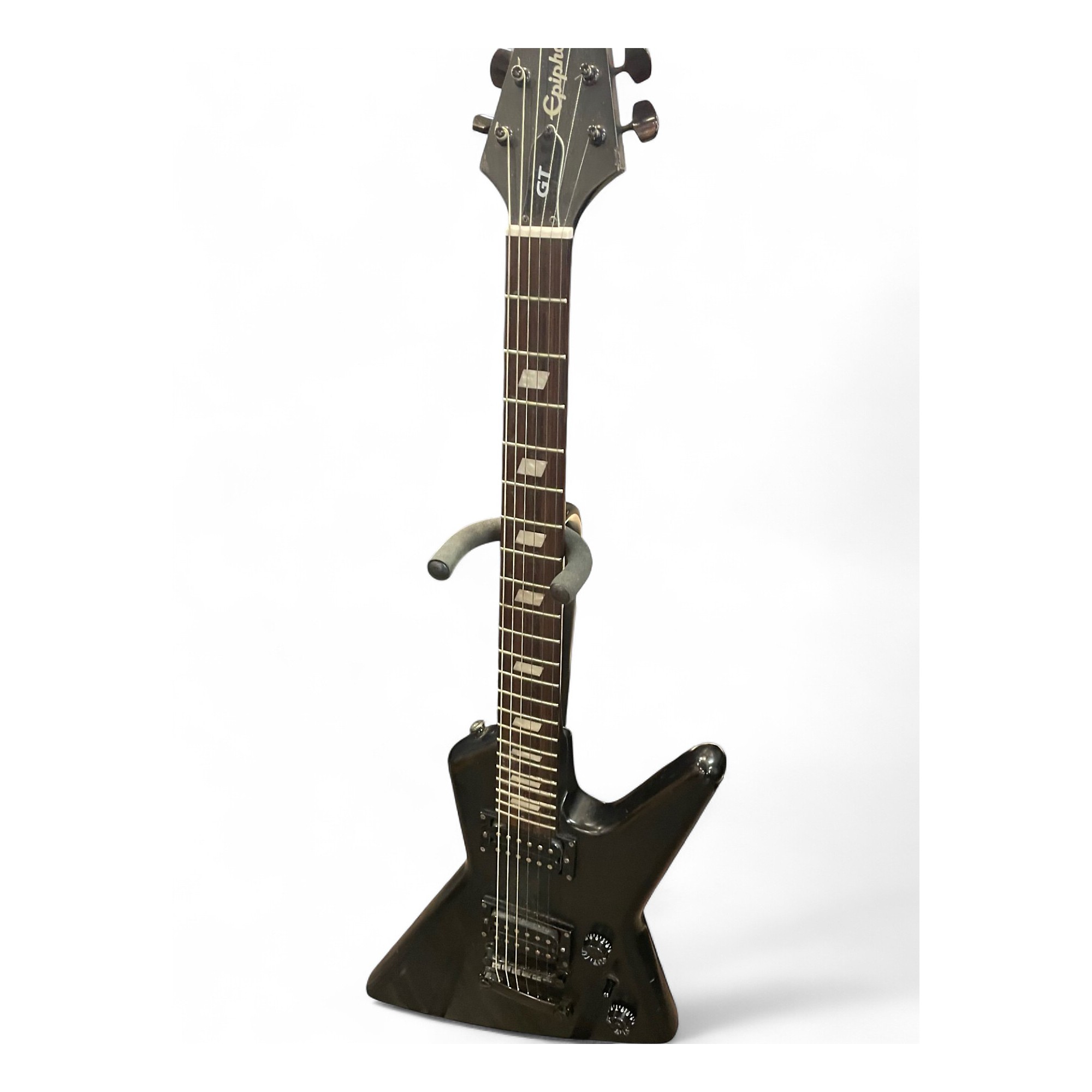 最大12%OFFクーポン Epiphone Used Epiphone Used Explorer Solid Black Worn GT ギター