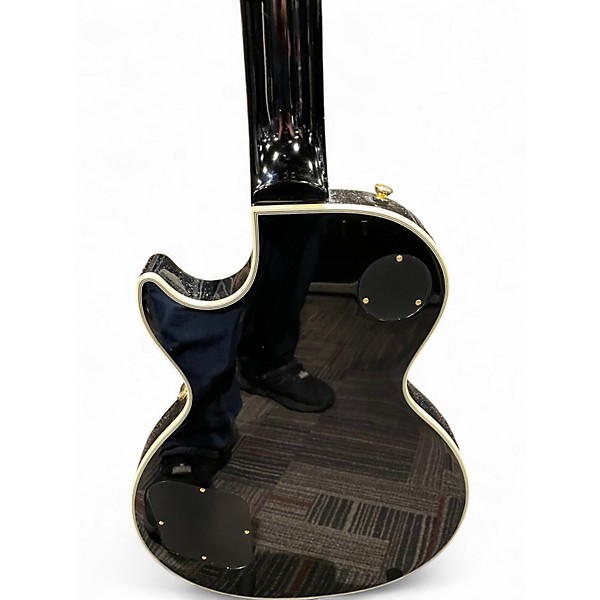 Used Epiphone Les Paul CustomP90 Black Solid Body Electric Guitar