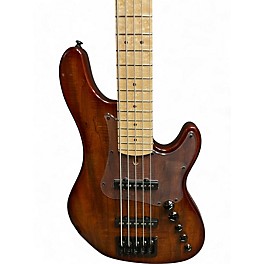 Used Cort GB-FUSION 5 Brown Sunburst Electric Bass Guitar