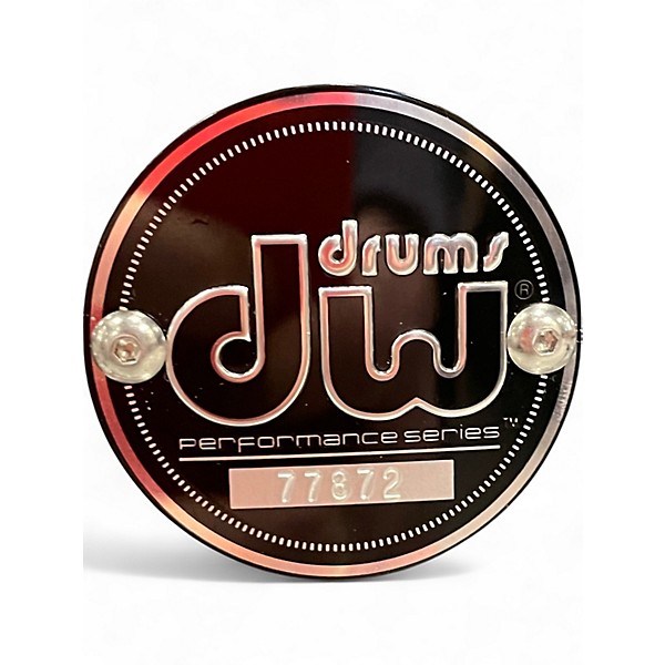 Used DW 6.5X14 Performance Series Snare Pewter Sparkle Drum