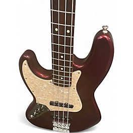 Vintage 2001 Fender Standard Jazz Bass Left Handed Midnight Wine Electric Bass Guitar