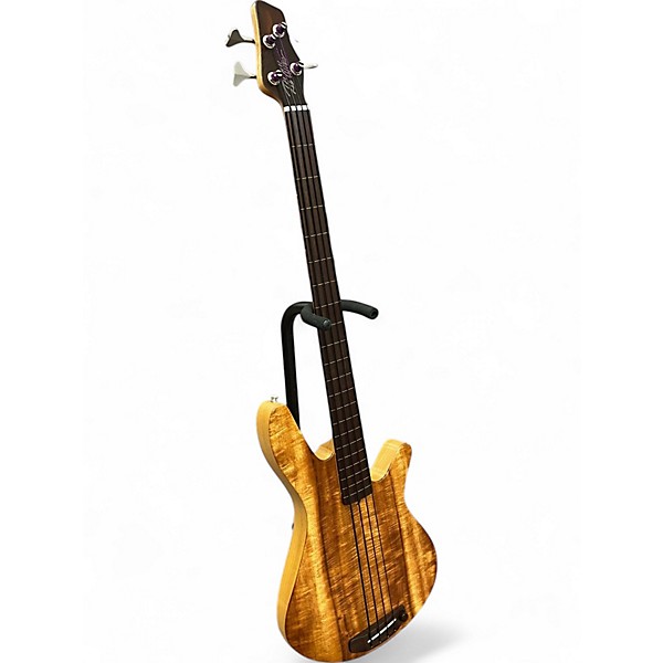 Used 2000s Rob Allen mb-2 koa Electric Bass Guitar