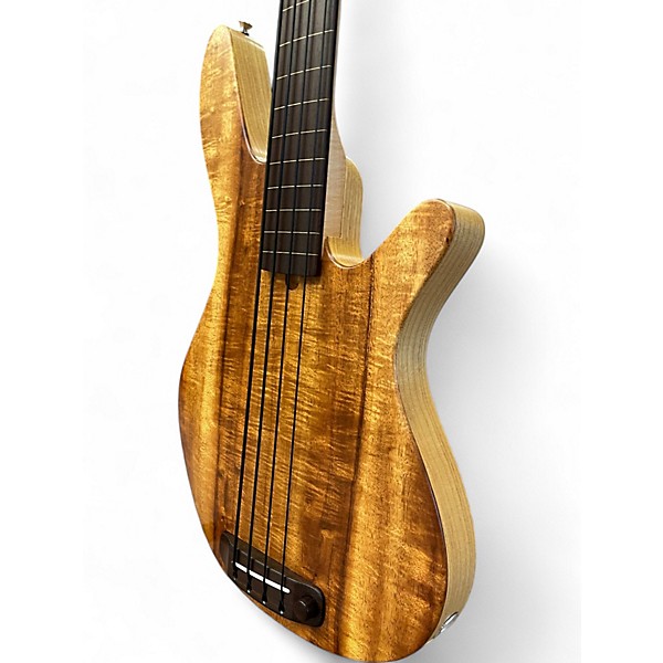 Used 2000s Rob Allen mb-2 koa Electric Bass Guitar
