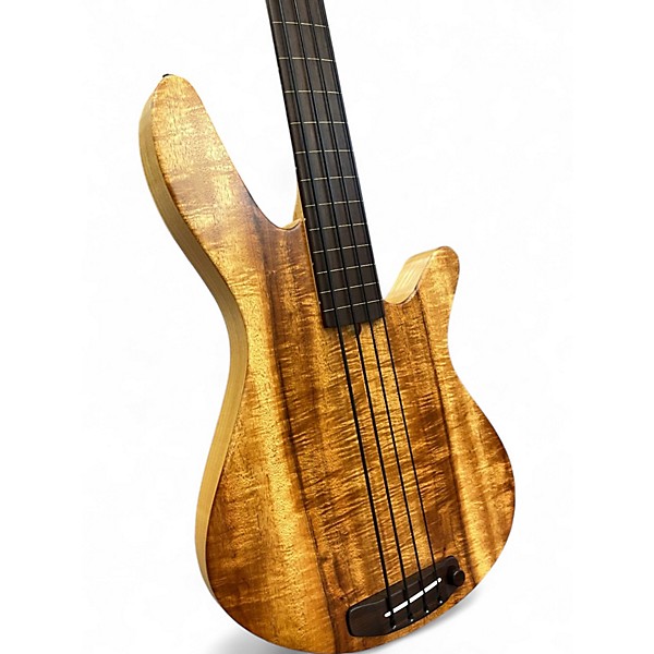 Used 2000s Rob Allen mb-2 koa Electric Bass Guitar