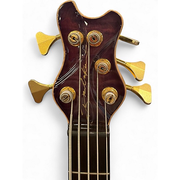 Used Brubaker NBS-1 Purple Electric Bass Guitar
