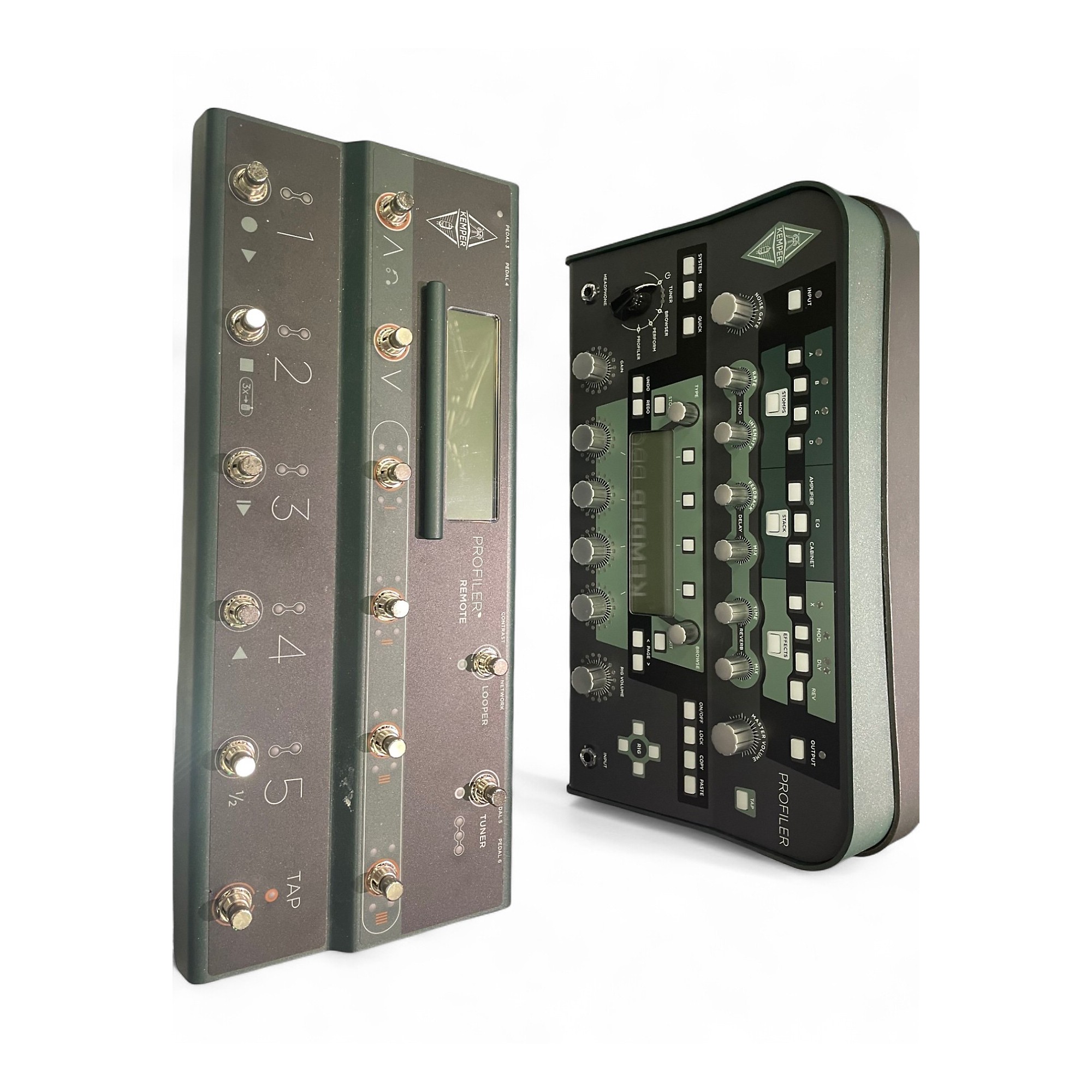Kemper Profiling REMOTE（USED） Used Kemper PROFILER HEAD AND REMOTE Effect Processor | Guitar Center