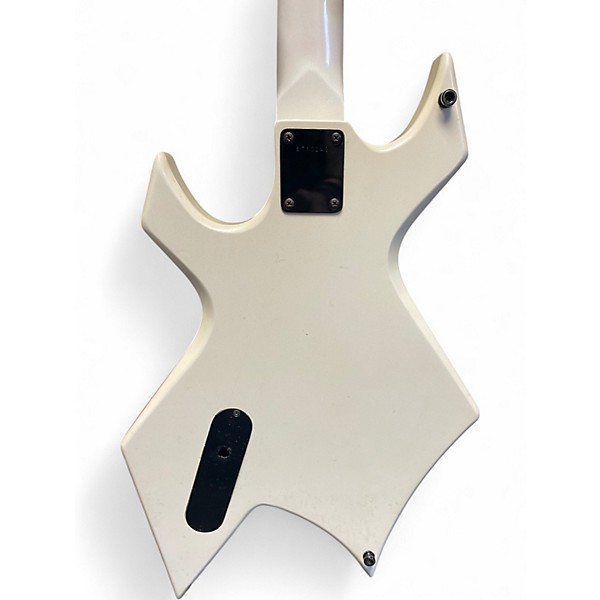 Used Bc Rich WARLOCK Alpine White Electric Bass Guitar