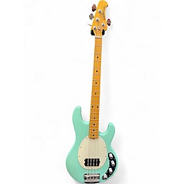 Used Ernie Ball Music Man Sterling 4 String Turquoise Electric Bass Guitar