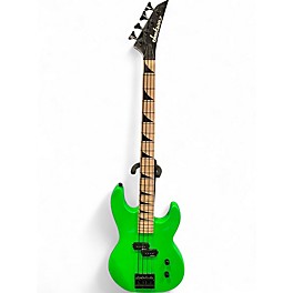 Used Jackson JS1M Neon Green Electric Bass Guitar