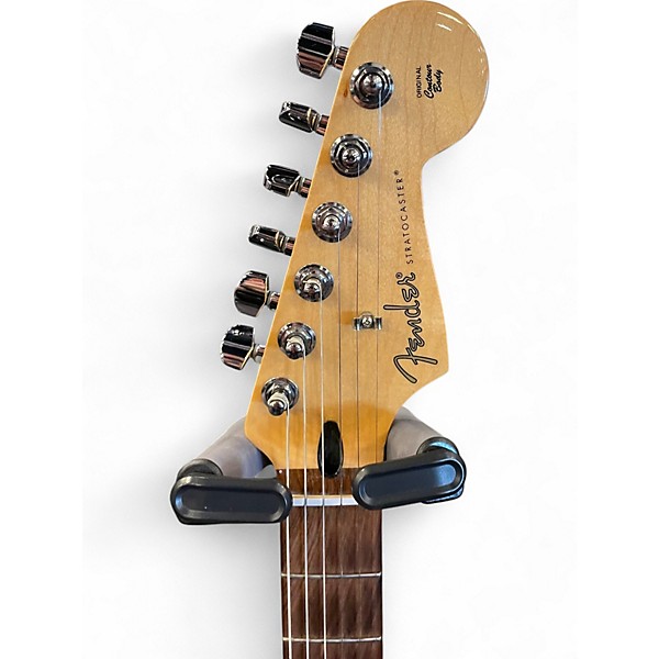 Used Fender Player Stratocaster Metallic Silver Solid Body Electric Guitar