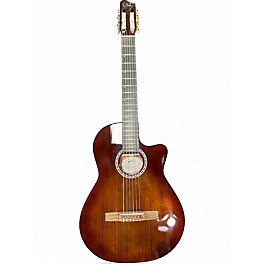 Used Godin Arena Pro CW EQ Bourbon Burst Classical Acoustic Electric Guitar
