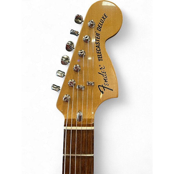 Used Fender DELUXE TELECASTER KING FISH Purple Solid Body Electric Guitar