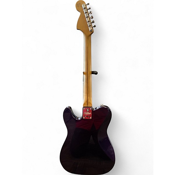 Used Fender DELUXE TELECASTER KING FISH Purple Solid Body Electric Guitar