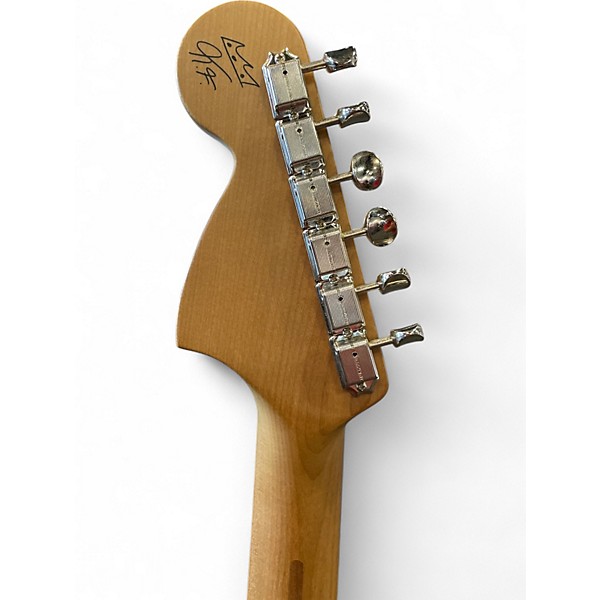 Used Fender DELUXE TELECASTER KING FISH Purple Solid Body Electric Guitar