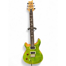 Used PRS SE CUSTOM 24-08 Left Handed Eriza Verde Green Electric Guitar