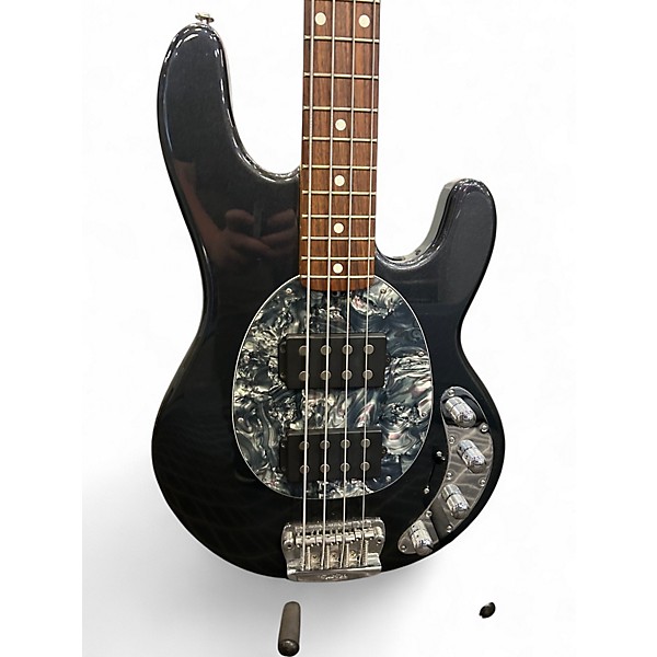 Used Ernie Ball Music Man STINGRAY 3 EQ HH Graphite Pearl Electric Bass Guitar