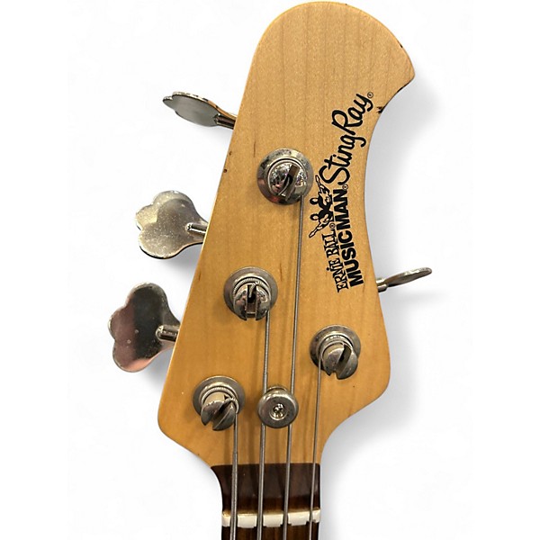 Used Ernie Ball Music Man STINGRAY 3 EQ HH Graphite Pearl Electric Bass Guitar