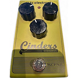 Used TC Electronic Cinders Overdrive Effect Pedal