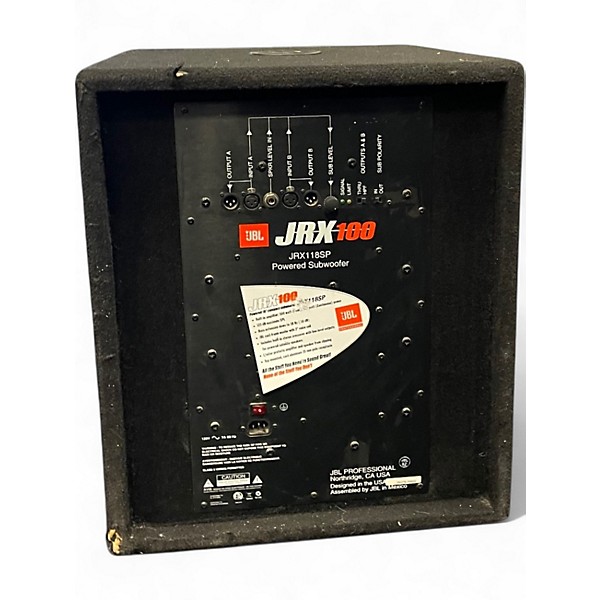 Used JBL JRX118SP 500W Powered Subwoofer