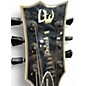 Used ESP LTD EC1000 PIEZO SEE THRU BLACK Solid Body Electric Guitar